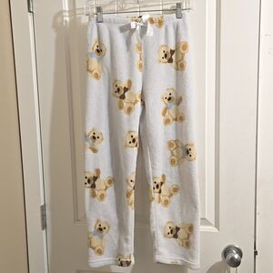 Urban Kids Medium 10/12 fuzzy warm winter lounge sleep pants teddy bears…